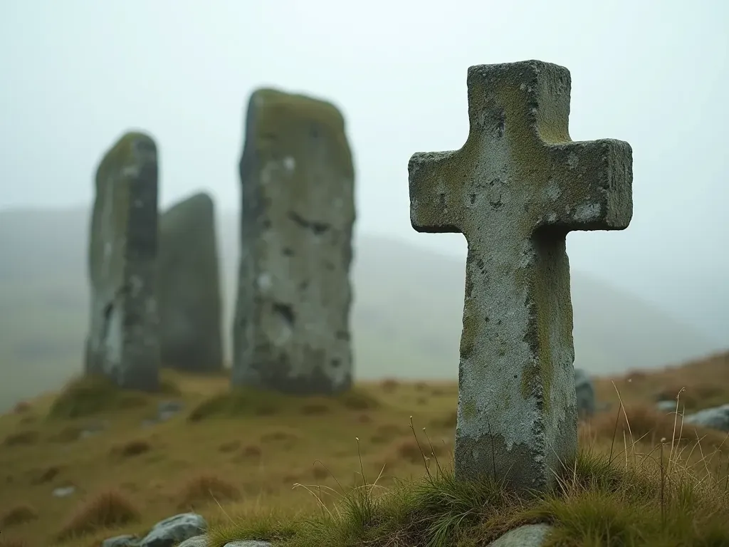 Why a medieval church cross is actually a piece of a prehistoric monolith