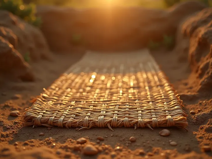 A dried straw mat just exposed an 8,200 year old secret about who actually made Neolithic clothes